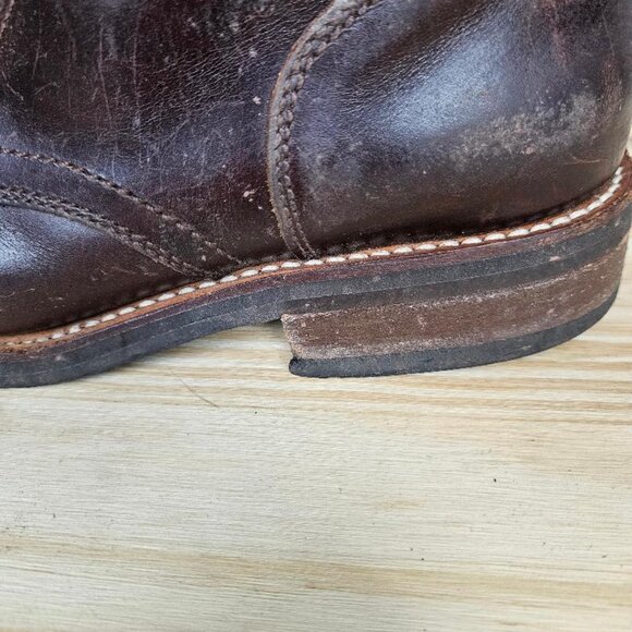 Thursday Boots Everyday Men's Brown Leather Lace up Chukka Ankle Boots size 9 - Picture 10 of 16